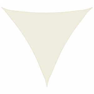 vidaXL Sunshade Sail Oxford Fabric Triangular 3.6x3.6x3.6 m Cream