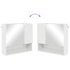 vidaXL Bathroom Furniture Set Wall-mounted 5 pcs High Gloss White
