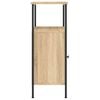 vidaXL Bedside Cabinet Sonoma Oak 41x31x80 cm Engineered Wood