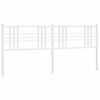 vidaXL Metal Headboard White 180cm