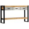 vidaXL Console Table 130x30x76 cm Solid Mango Wood