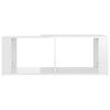 vidaXL Coffee Table High Gloss White 100x50x36 cm Engineered Wood