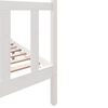 vidaXL Bed Frame without Mattress White Solid Wood Pine Small Double
