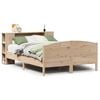vidaXL Bookcase Bed without Mattress 160x200cm Solid Wood Pine
