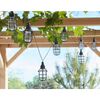 Luxform Solar LED Garden Light String Corsica Transparent and Black