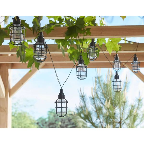 Luxform Solar LED Garden Light String Corsica Transparent and Black
