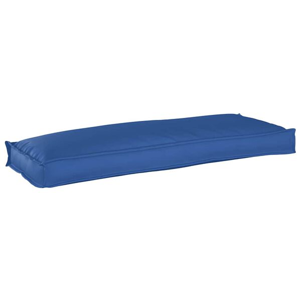 vidaXL Pallet Cushion for Bench Royal blue 110 x 40 x 8 cm