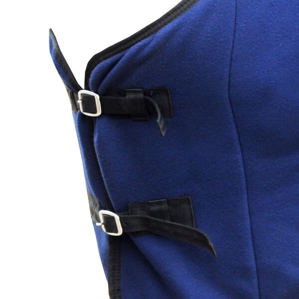 Fleece Rug with Surcingles 105 cm Blue