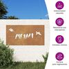 vidaXL Garden Wall Decoration 105x55 cm Corten Steel Bird Design