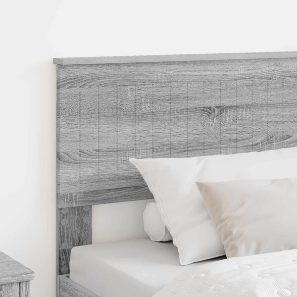 vidaXL Headboard Grey Sonoma 100 cm Engineered wood
