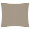 vidaXL Sunshade Sail Oxford Fabric Rectangular 2.5x3 m Taupe
