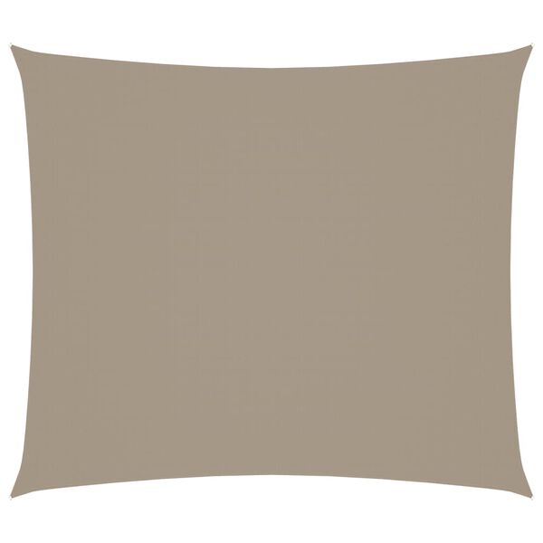 vidaXL Sunshade Sail Oxford Fabric Rectangular 2.5x3 m Taupe