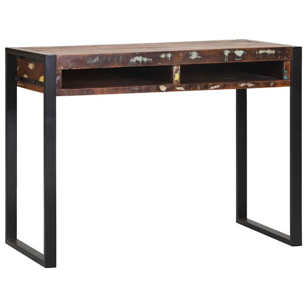 vidaXL Dressing Table Multicolour 100 x 50 x 75 cm Solid Reclaim wood