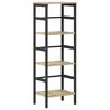 vidaXL Bookshelf 3-Tier 40 x 29.5 x 115 cm Engineered Wood Sonoma Oak
