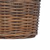 vidaXL Planter Basket with Storage 2 pcs Brown