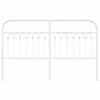 vidaXL Metal Headboard White 150 cm