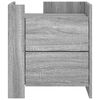 vidaXL Bedside Cabinet Grey Sonoma 45x50x50 cm Engineered Wood