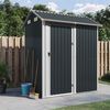vidaXL Garden Shed Anthracite 192x152.5x237 cm Galvanised Steel