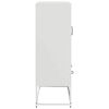 vidaXL Highboard White 68x39x111.5 cm Steel