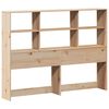 vidaXL Bookcase Bed without Mattress 120x190 cm Small Double Solid Wood