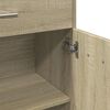 vidaXL Bathroom Cabinet Sonoma Oak 60x33x80 cm Engineered Wood