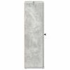 vidaXL Bathroom Cabinet with Roll Holder Concrete Grey 20.5x22x72 cm