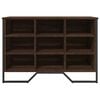 vidaXL Shoe Cabinet Brown Oak 90x38x61.5 cm Engineered Wood