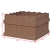 vidaXL WPC Garden Raised Bed 40x40x25 cm Brown