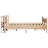 vidaXL Bed Frame with Headboard 150x200 cm King Size Solid Wood Pine
