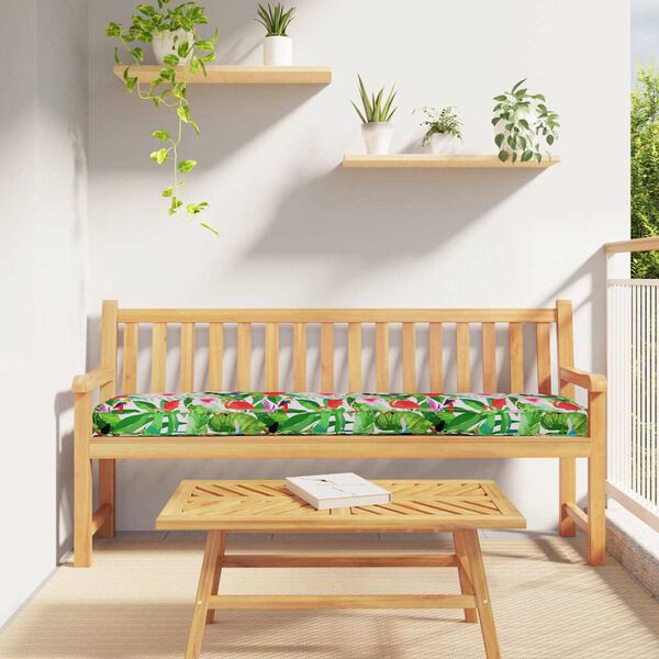 vidaXL Pallet Cushion Set Floral 2 pcs Tropical Jungle 180 x 40 x 8 cm