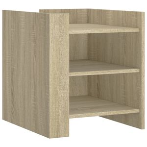 vidaXL Bedside Cabinet Sonoma Oak 45x50x50 cm Engineered Wood