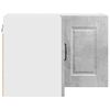 vidaXL Kitchen Cabinet Concrete Grey 57 x 57 x 40 cm Engineered Wood