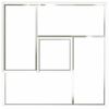 vidaXL Garden Planter White 60 x 60 x 50 cm Cold-rolled Steel