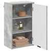 vidaXL Bathroom Cabinet Wall-mounted Concrete Grey 39 x 23.5 x 65 cm