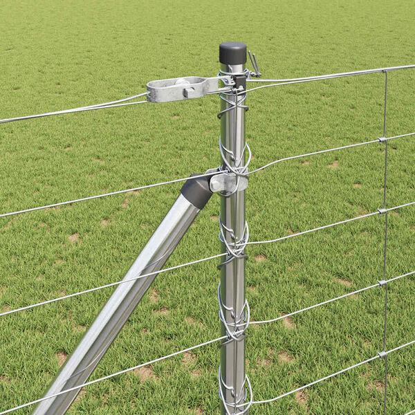 vidaXL Fence Post Galvanized 25 x 1.2 m Steel