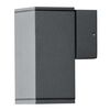 KONSTSMIDE Wall Light Monza Single Square Dark Grey