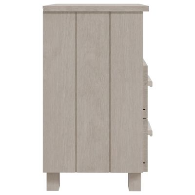 vidaXL Bedside Cabinets HAMAR 2 pcs White 40x35x62 cm Solid Wood