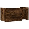 vidaXL Coffee Table Smoked Oak 100x50x50 cm Engineered Wood