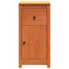 vidaXL Sideboard Wax Brown 39 x 34.5 x 80 cm Solid Pine Wood