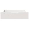 vidaXL Under-Bed Drawers 2 pcs White 65x55x17 cm Solid Wood Pine