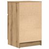 vidaXL Bedside Cabinet Artisan Oak 39x35x65 cm Engineered Wood