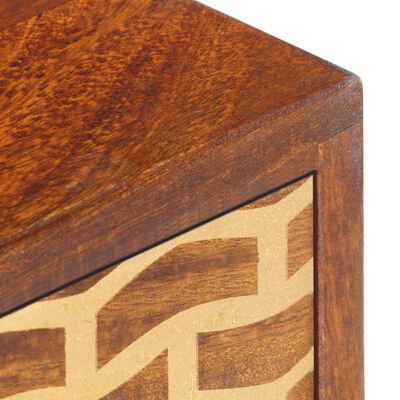 vidaXL Sideboard Honey Brown 88x24x50 cm Solid Mango Wood