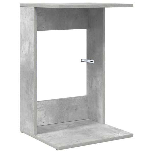 vidaXL Side Table Concrete Grey 40 x 38 x 62.5 cm Engineered Wood