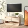 vidaXL TV Cabinet 74x34x40 cm Solid Wood Pine