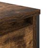 vidaXL Bathroom Basin Cabinet Smoked Oak 60x34.5x60 cm