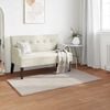 vidaXL Faux Rabbit Fur Rug Olite Beige 80 x 150 cm Polyester