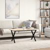 vidaXL Coffee Table Legs X-Frame 80x40x43 cm Steel