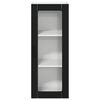 vidaXL Kitchen Cabinet Black 40 x 31 x 100 cm Engineered Wood