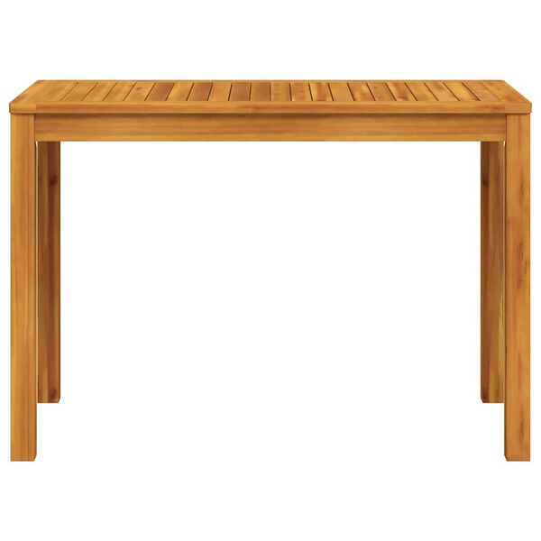 vidaXL Garden Dining Table 110x55x75 cm Solid Wood Acacia