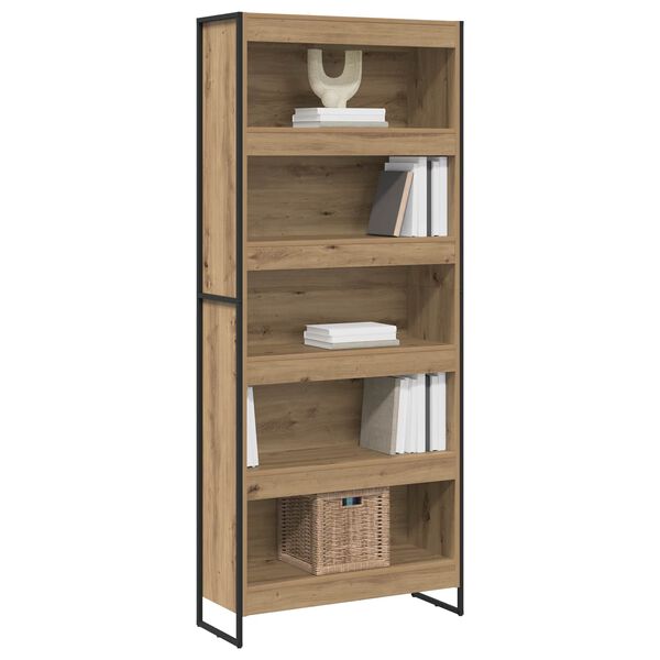 vidaXL Book Cabinet 2 pcs Artisian Oak 80 x 30 x 189.5 cm